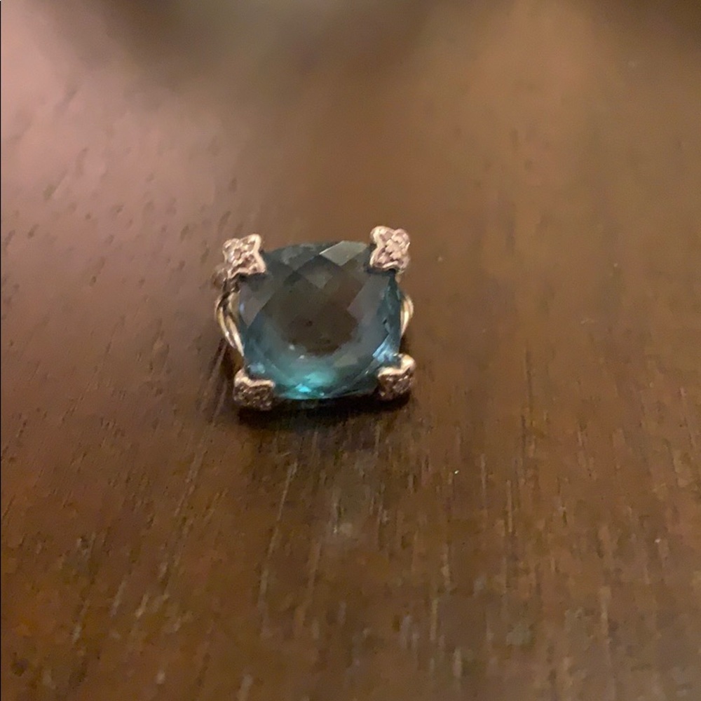 David Yurman Hampton Blue Topaz Ring